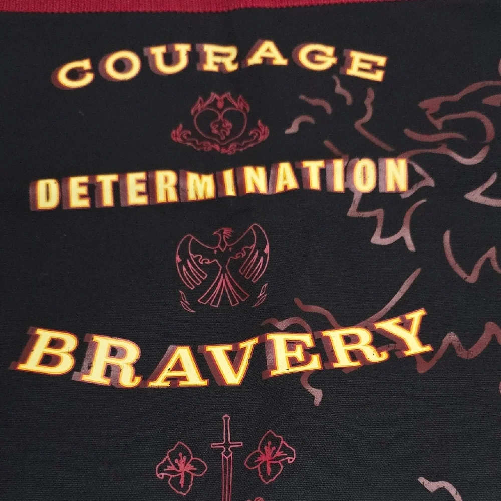 Universal‎ Courage Tote Bag - Black and Red